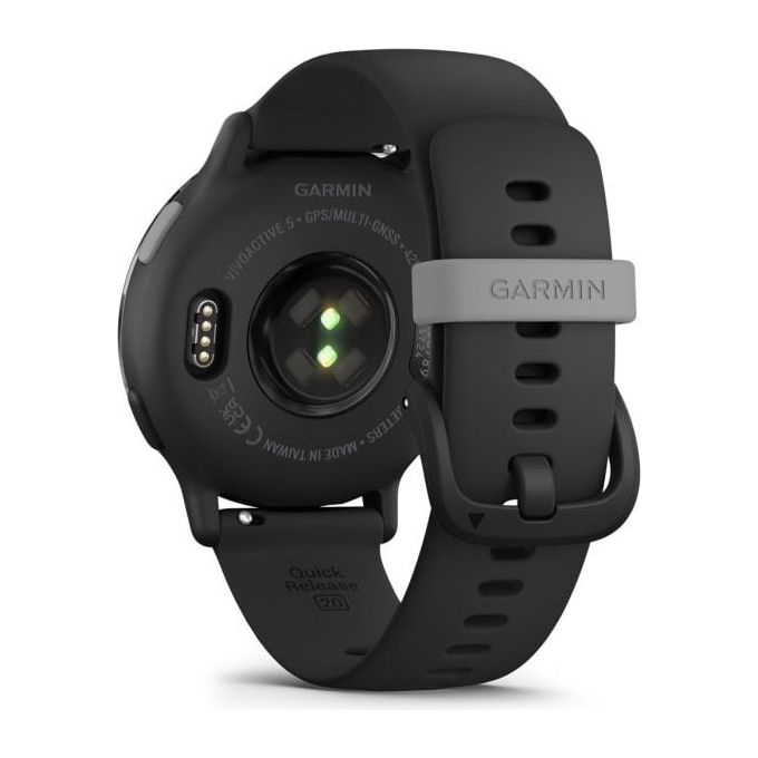 Garmin vivoactive 5 smartwatch GPS 1.2 pollici monitoraggio salute e notifiche in black e slate