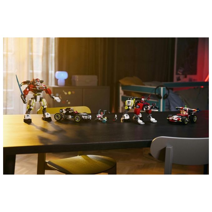 LEGO Set 71497 Costruzione Mech Tigre di Cooper e Bolide di Zero Dreamzzz