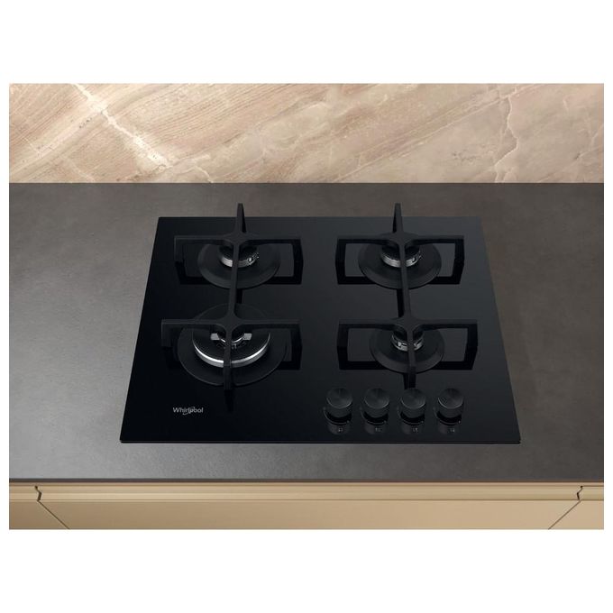 Whirlpool GOA 6423NB Ambient-Urban Piano cottura a gas cm 60 nero