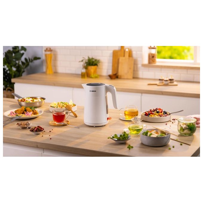 Bosch TWK2M161 Bollitore Elettrico 1.7 Litri 2400W Bianco