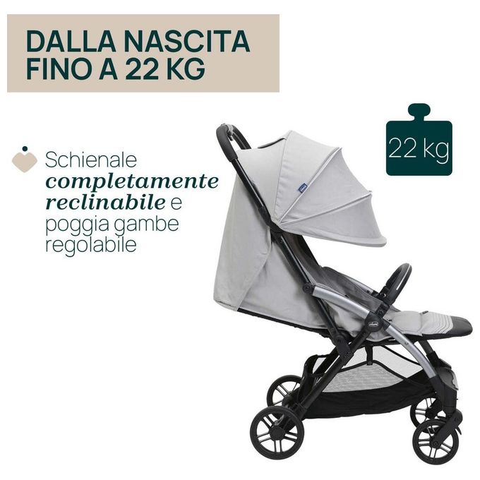 Chicco Passeggino 4 Ruote Goody Xplus Pearl Grey