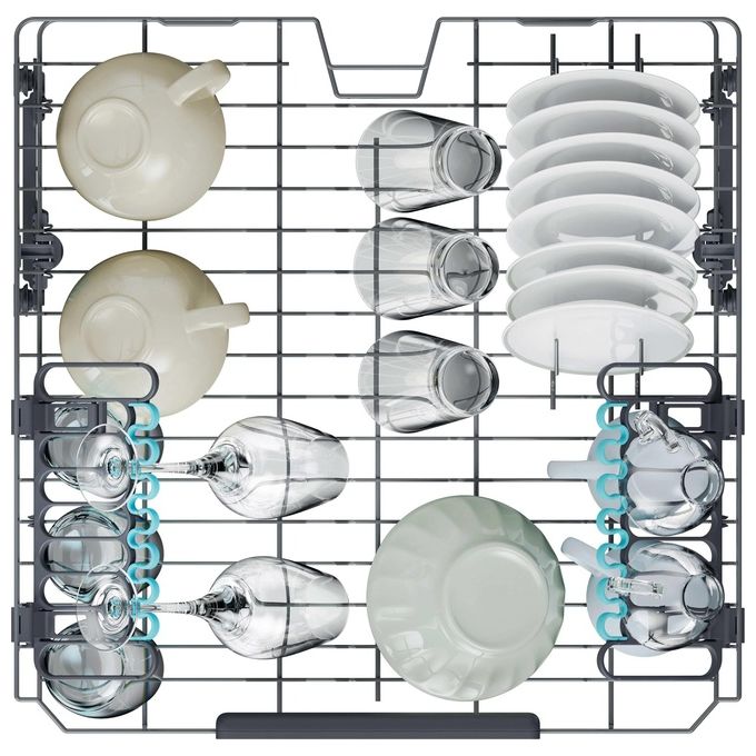 Candy RapidÓ CF 6C4F1X Lavastoviglie libera installazione 16 Coperti Wi-Fi  BLE Connesso 8 Programmi Smart Basket e Smart Door Classe C Inox