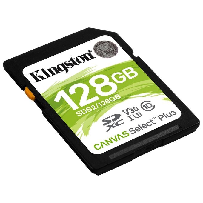 Kingston Canvas Select Plus Scheda di Memoria Micro SD - SDS2-128 GB, Class 10 UHS-I