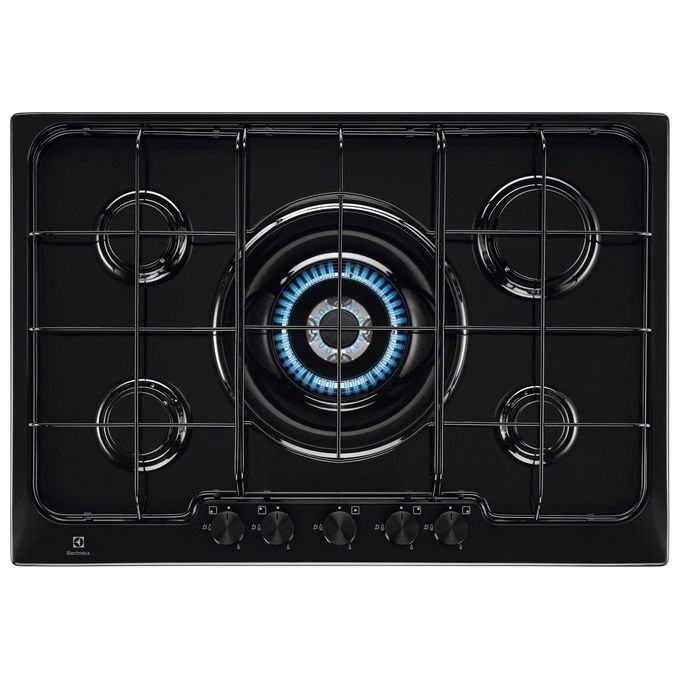Electrolux PN750UV SoftLine Piano Cottura a Gas 5 Zone 75 cm Nero