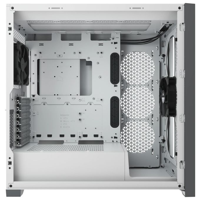 Corsair 5000D AirFlow Middle Tower Vetro Temperato No Power minITX-mATX-ATX Bianco