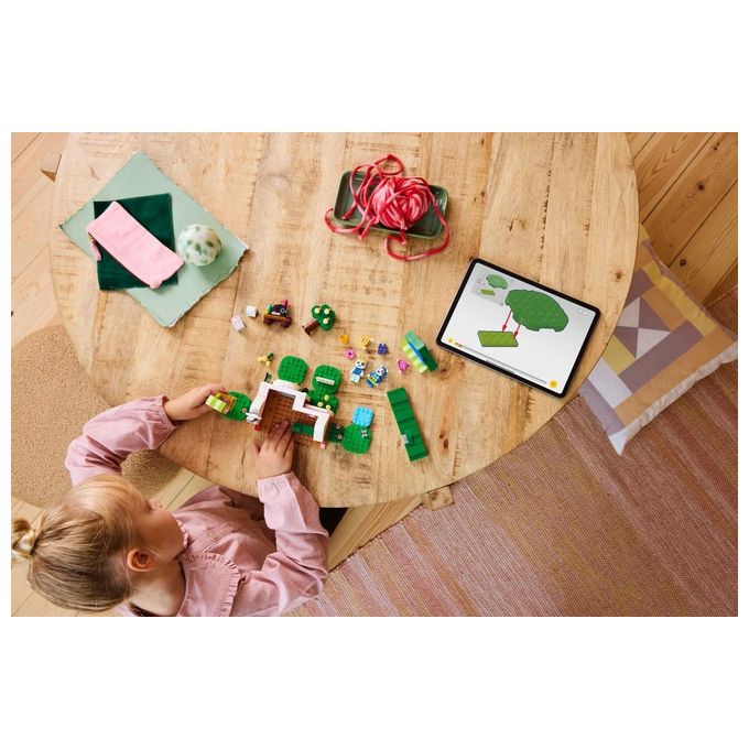 LEGO 77055 Animal Crossing - La sartoria delle Sorelle Ago e Filo, Set da Costruzione 322 Pezzi con Minifigure di Mabel e Sasha, Eta' 6+