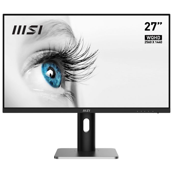 [ComeNuovo] MSI PRO MP273QP Monitor Pc 27'' 2560x1440 Pixel Wide Quad Hd Led Nero-Argento