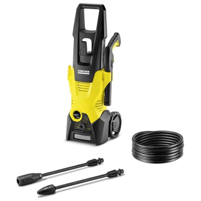 Idropulitrice Kärcher K 3 da 120 Bar, 2 Lance: 1 Ugello MangiaSporco + 1 Vario Power, Serbatoio detergente e erogazione dalla lancia + Tubo alta pressione 6m