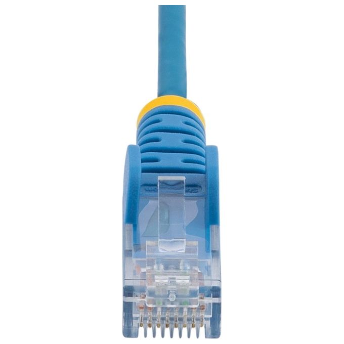 StarTech.com Cavo di Rete Ethernet Snagless CAT6 da 1mt Cavo Patch Antigroviglio Slim RJ45 Blu