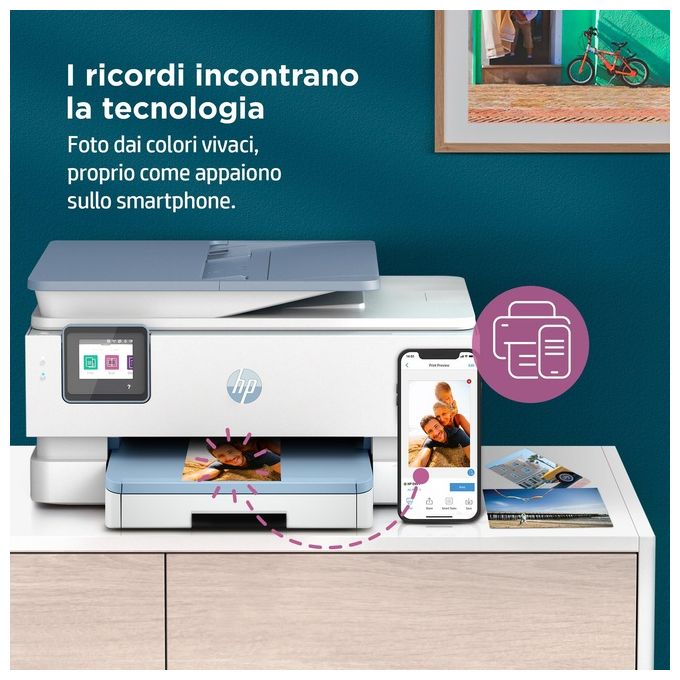 HP ENVY 7921e Stampante Getto Termico d'Inchiostro A4 4800x1200 DPI 15ppm Wi-Fi