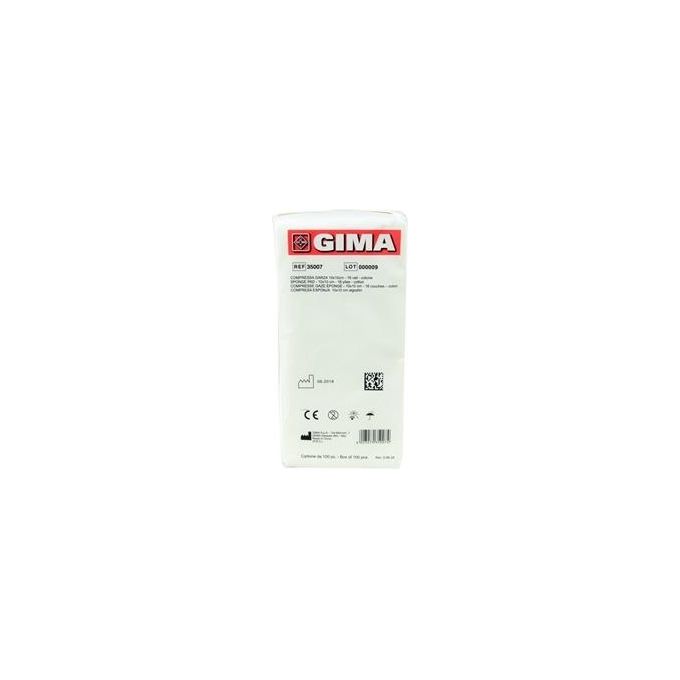 Compressa Garza 10X10Cm Cotone - 10 Pacchi Da 100 1000 pz. (10 conf. da 100 pz.)