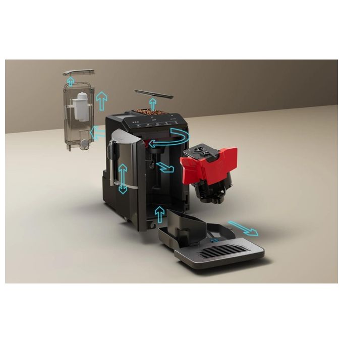 Siemens EQ.300 TF301E19 Macchina per Caffe' Automatica per Espresso 1.4 Litri