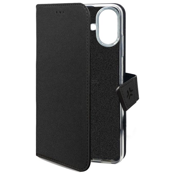 Celly Wally Case per iPhone 16 Nero
