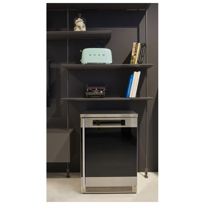 Smeg TSF02PGEU Estetica 50's Style Tostapane 4 Fette 6 Livelli di Doratura Verde Pastello