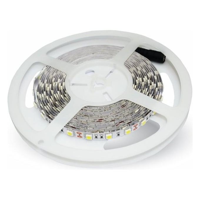 Nuova Video Suono Striscia 60 Led 5mt 4000k Naturale 4000k Jack 2.1