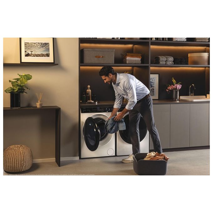 Haier HW90-B14959U1 I-Pro Series 5 Lavatrice Carica Frontale 9 Kg 1400 rpm Classe A Direct Motion Wi-Fi Vapore ABT (85x60x57 cm) colore Bianco
