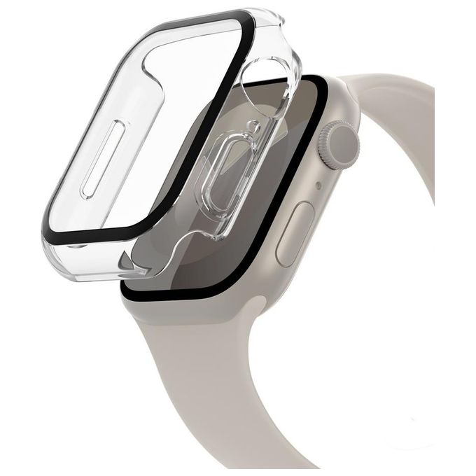 Belkin Proteggi Schermo Curvo e Bumper per Apple Watch 40-41mm Trasparente