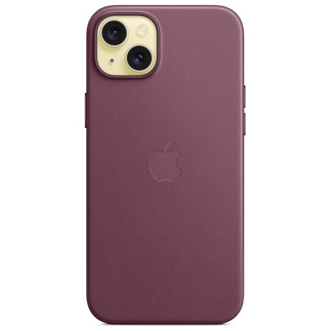 Apple Custodia MagSafe in Tessuto FineWoven per iPhone 15 Plus Gelso ​​​​​​​
