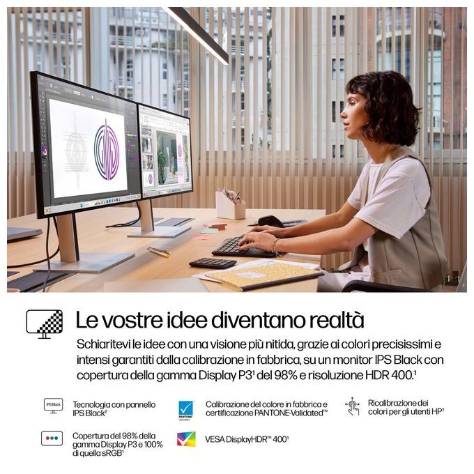 HP S7 Pro 727pu Qhd Tb4 Monitor EMEA-INTL English Loc-euro Plug