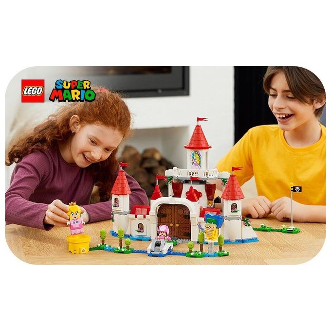 LEGO 71408 Super Mario Pack Espansione Castello di Peach 1216 pezzi 5 personaggi inclusi (48x37x9 5 cm) colore Nero