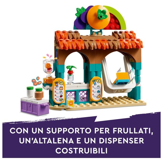 LEGO Friends Bancarella dei Frullati sulla Spiaggia Giochi Educativi per Bambine e Bambini da 6 Anni con 2 Mini Bamboline una Tartaruga un Buggy da Costruire e Cibo Giocattolo Idea Regalo 42625