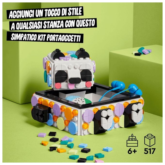 LEGO Dots Il Simpatico Panda Portaoggetti