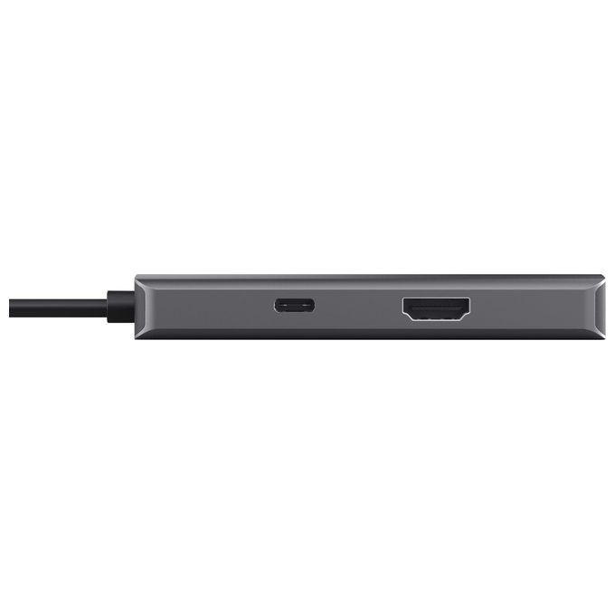 Trust Dalyx Adattatore Multiporta USB C 6-in-1 Argento