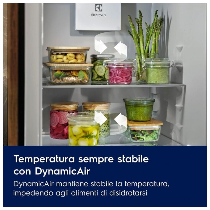 Electrolux LRB1DE33W Frigorifero Monoporta 309 L 186 cm Classe E 38 dB DynamicAir LED colore Bianco