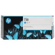 HP Cartuccia d'Inchiostro DesignJet 738 Ciano 300ml