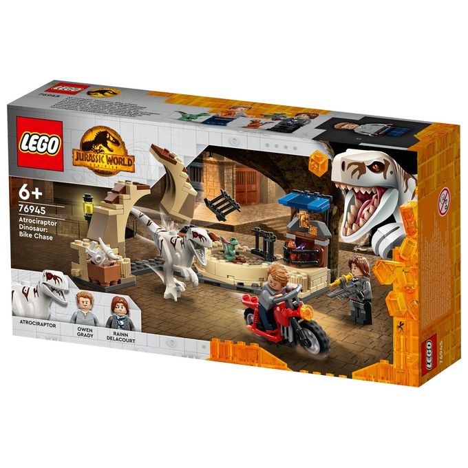 LEGO Jurassic World Atrociraptor: Inseguimento sulla Moto