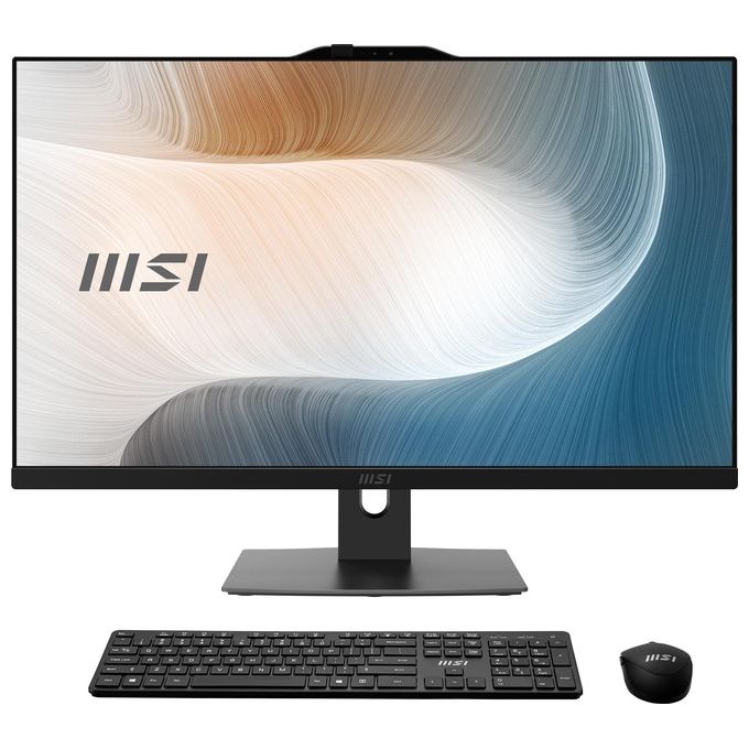 MSI PC All In One 27'' Black Processore Intel Core i 5 Ram 8GB 512GB SSD Win 11 pro