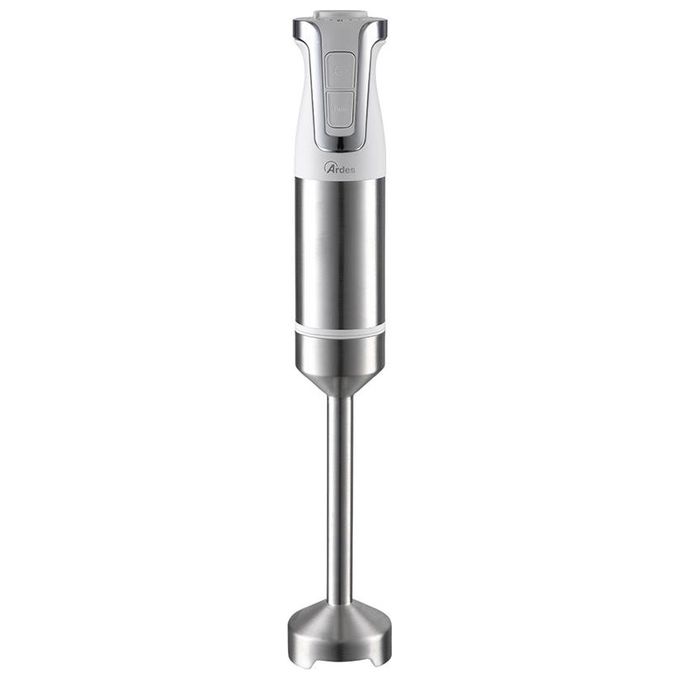 Ardes ARMIX02 Frullatore a Immersione NEO Professionale 4 lame Inox 17400 Giri al Minuto 2 Velocita' Gambo in Acciaio Inox