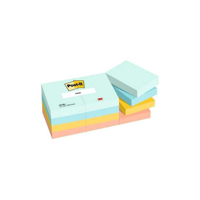 Post-It Confezione 12 Blocchetti Beachside 38x51mm