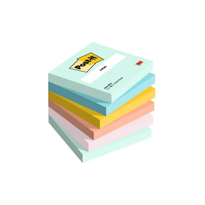 Post-It Confezione 6 Blocchetti 76x76mm Beachside