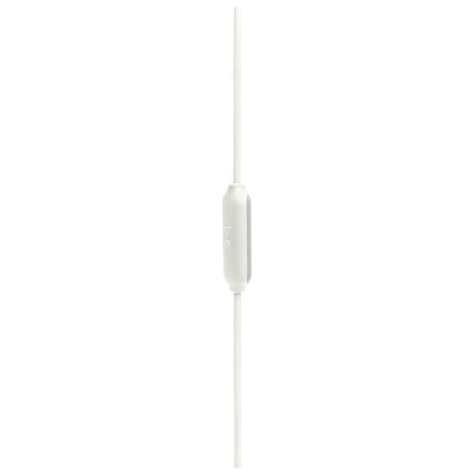 JBL Endurance Run 2 Auricolari Sportivi In-Ear Cablati Resistenti al Sudore con Auricolari Magnetici e Microfono Remoto in Linea con un Tasto Bianco