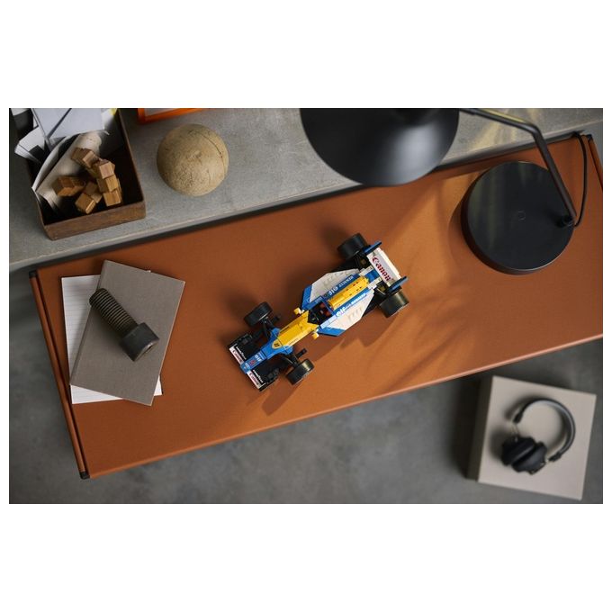 LEGO Icons Williams Racing FW14B e Nigel Mansell - Modellino di Auto F1 da Costruire con Minifigure del Pilota da Collezione, Trofeo e Supporto da Esposizione, Idea Regalo Adulti, Uomo o Donna 10353