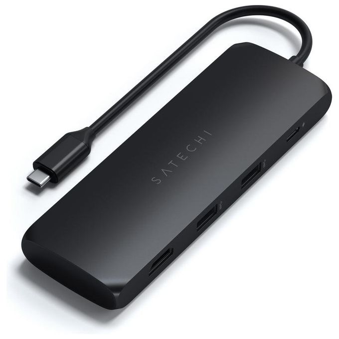 Satechi Hub Usb-C Hybrid Multiport Adapter con Ssd Nero