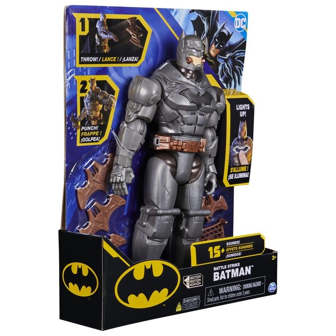Personaggio Batman Deluxe Battle Strike Grigio