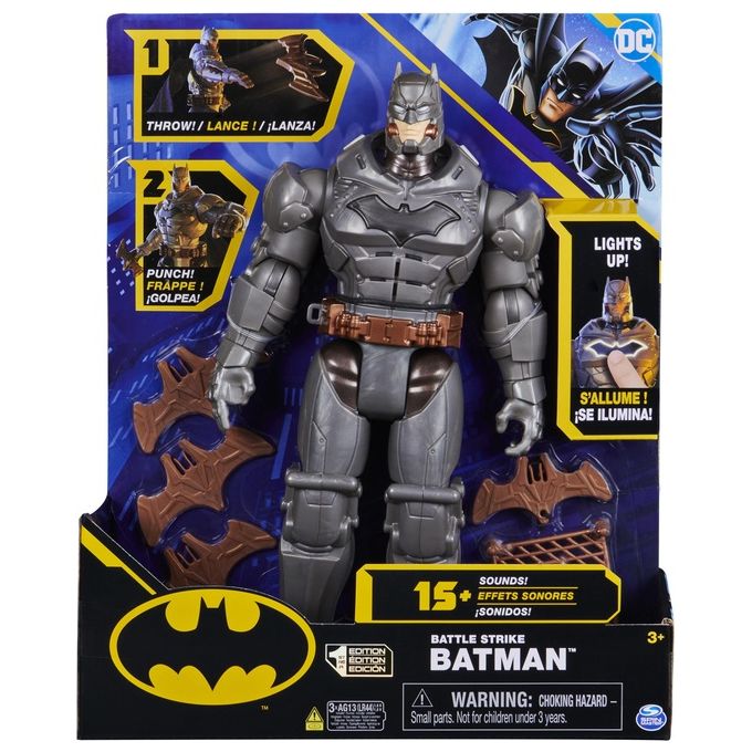 Personaggio Batman Deluxe Battle Strike Grigio