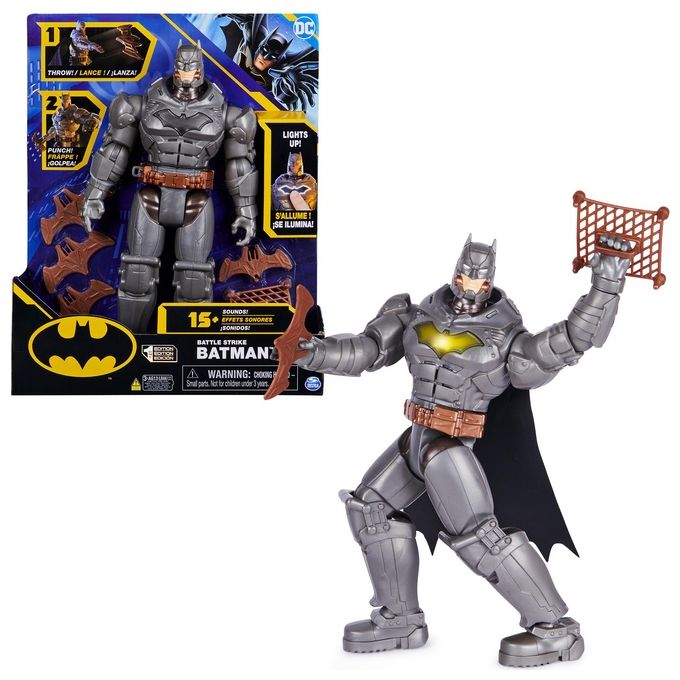 Personaggio Batman Deluxe Battle Strike Grigio