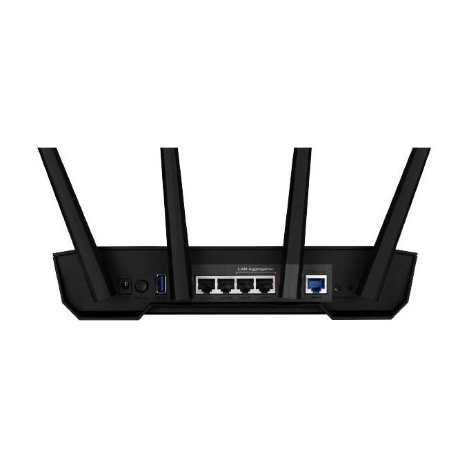 ASUS TUF-AX3000 V2, Router Estendibile con Mobile Tethering, Alternativa ai Router 4G 5G, Gaming, Dual Band, Wifi 6, 802.11ax, Mobile Game Mode, AiProtection Pro, Adaptive QoS, Port Forwarding