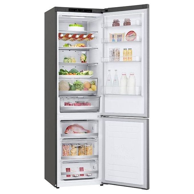 LG GBB72PZVCN1 Frigorifero Combinato Libera Installazione 384 Litri Classe Energetica C Acciaio Inossidabile