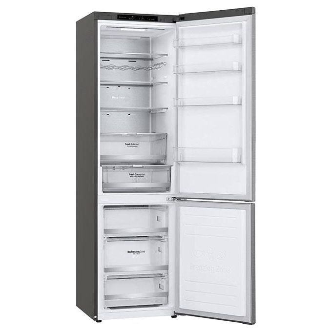 LG GBB72PZVCN1 Frigorifero Combinato Libera Installazione 384 Litri Classe Energetica C Acciaio Inossidabile