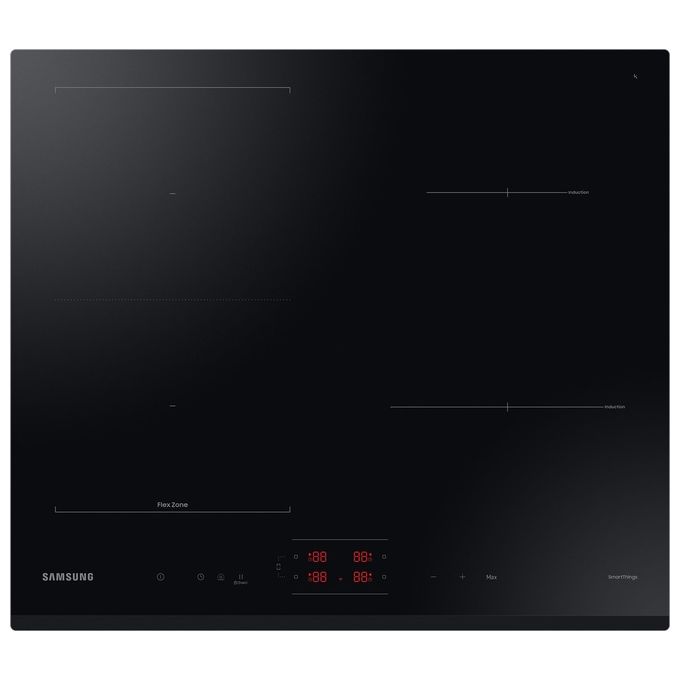 Samsung NZ64B5045GK Piano Cottura a Induzione 4 Zone Flex Zone Slim fit Wi-Fi Auto Connectivity 60cm Nero