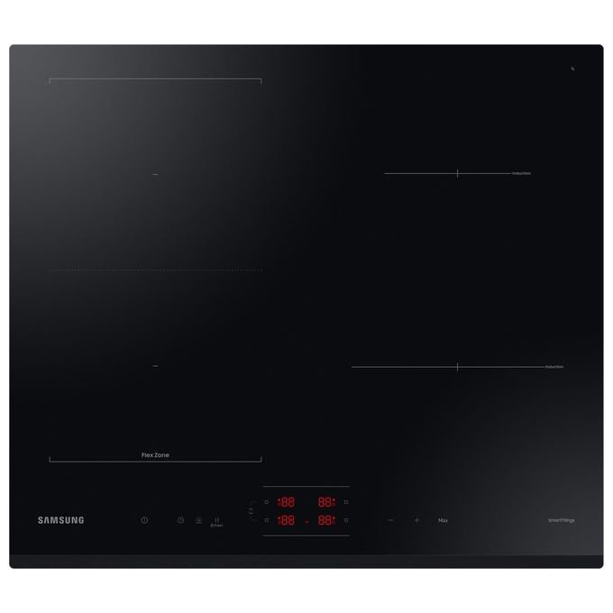Samsung NZ64B5045GK Piano Cottura a Induzione 4 Zone Flex Zone Slim fit Wi-Fi Auto Connectivity 60cm Nero