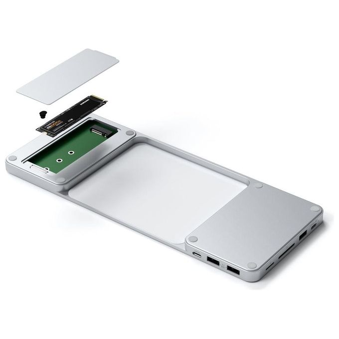 Satechi Usb-C Slim Dock Hub per iMac 24'' Silver