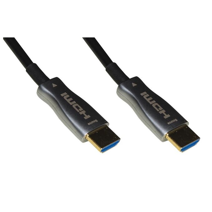 LINK cavo fibra ottica aoc hdmi 2.0, hdcp, arc, edid 4k@60hz@4:4:4 ibrido mt 30