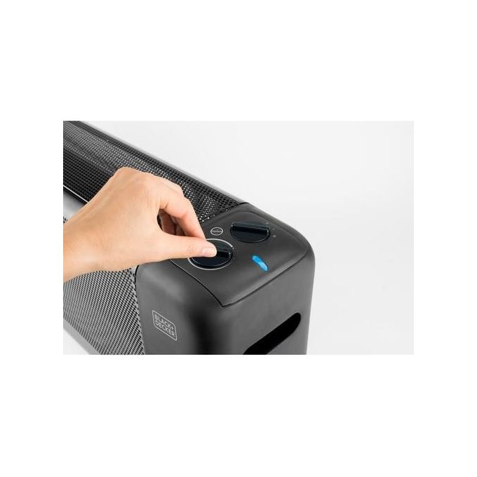 Black+Decker Termoconvettore 1500W Termostato Compatto con Maniglia