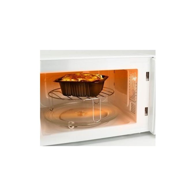 Black+Decker BXMZ 700E Forno a Microonde con Grill 20 Litri Potenza 700W 4 Programmi Bianco