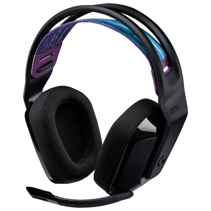 Logitech G535 LIGHTSPEED Cuffia con Microfono Gaming Wireless Nero